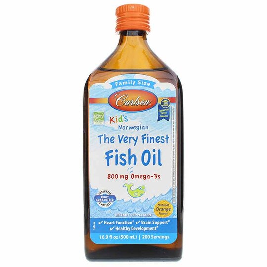 Kid's Fish Oil 800 Mg Omega-3s Orange, CL